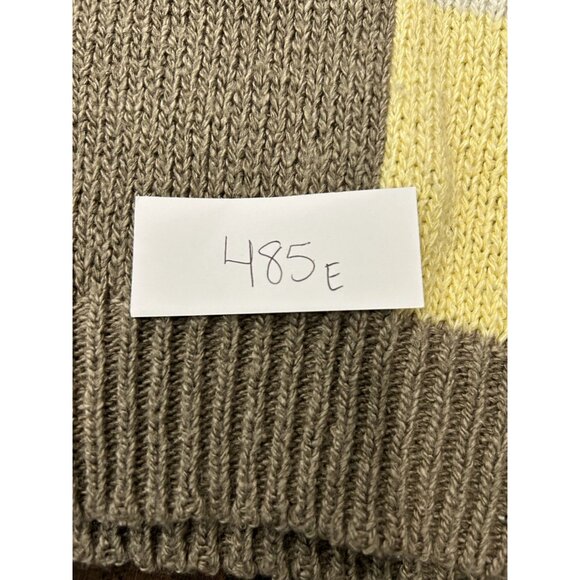 Odyssey Colorblock Crewneck Pullover Sweater Multicolor Sz Large Cozy Grannycore - Picture 8 of 9